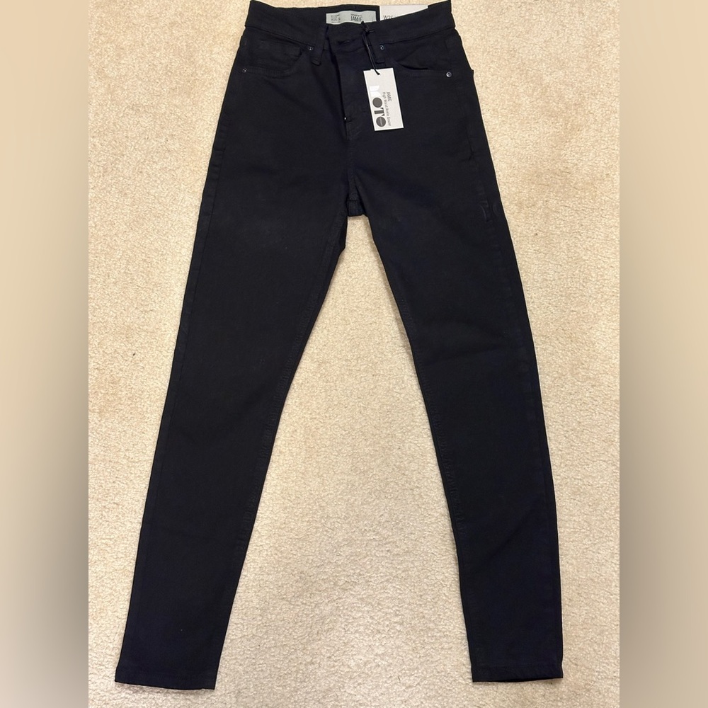 Topshop Women's Black Jamie Jeans High Waist Ankle Grazer W26L30